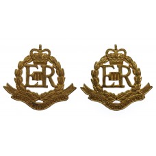 Pair of Royal Military Police (R.M.P.) Collar Badges - Queen's Crown
