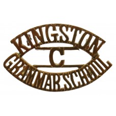Kingston Grammar School Cadets (KINGSTON/C/GRAMMAR SCHOOL) Shoulder Title