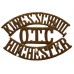 King's School Rochester O.T.C. (KING'S SCHOOL/O.T.C./ROCHESTER) Shoulder Title