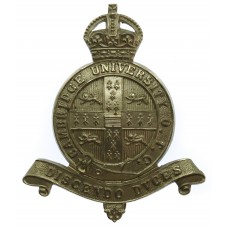 Cambridge University O.T.C. Cap Badge - King's Crown