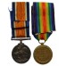 WW1 British War & Victory Medal Pair - Pte. G. Sharpe, King's Own Yorkshire Light Infantry