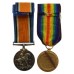 WW1 British War & Victory Casualty Medal Pair - Pte. W. Boddy, Durham Light Infantry - K.I.A. 21/3/18