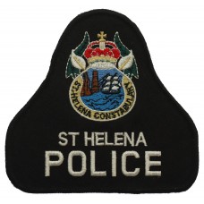 St Helena Constabulary Police Cloth Bell Patch Badge