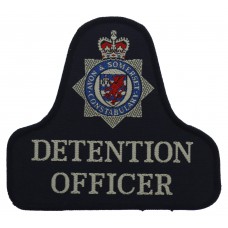 Avon & Somerset Constabulary Detention Officer Cloth Bell Patch Badge