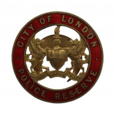 City of London Police Reserve Enamelled Lapel Badge (Red Enamel)