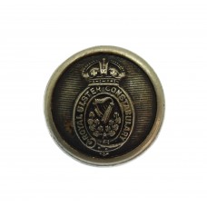 Royal Ulster Constabulary White Metal Button (22mm) - King's Crown