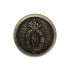 Royal Ulster Constabulary Transitional Hand on Cross White Metal Button c.1922-23 (23mm)