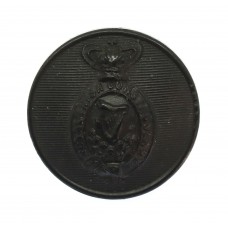 Victorian Royal Irish Constabulary Black Button (25mm)