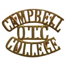 Campbell College, Belfast O.T.C. (CAMPBELL/OTC/COLLEGE) Shoulder Title