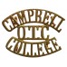 Campbell College, Belfast O.T.C. (CAMPBELL/OTC/COLLEGE) Shoulder Title