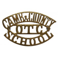 Cambridge and County School O.T.C. (CAMB & COUNTY/OTC/SCHOOL) Shoulder Title