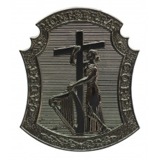 Montserrat Cadet Corps Chrome Cap Badge