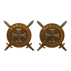 Pair of Welbeck College O.T.C. Collar Badges