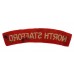 North Staffordshire Regiment (NORTH STAFFORD) Cloth Shoulder Title