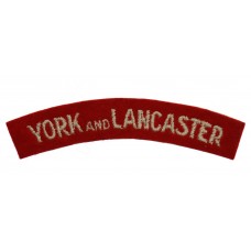 York & Lancaster Regiment (YORK AND LANCASTER) Cloth Shoulder