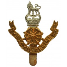 The Loyal Regiment (North Lancashire) Bi-Metal Cap Badge - Queen's Crown