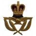 Royal Air Force (R.A.F.) Warrant Officer's Cap Badge - Queen's Crown