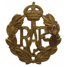 Royal Air Force (R.A.F.) Cap Badge - King's Crown