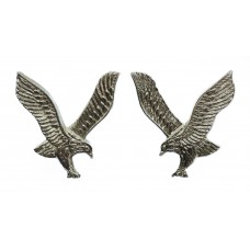 Pair of Army Air Corps Anodised (Staybrite) Collar Badges