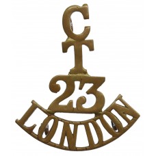 23rd Cadet Battalion London Regiment (C/T/23/LONDON) Shoulder Title