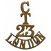 23rd Cadet Battalion London Regiment (C/T/23/LONDON) Shoulder Title