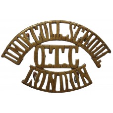 University College School London O.T.C. (UNIV.COLL.SCHOOL/O.T.C./LONDON) Shoulder Title