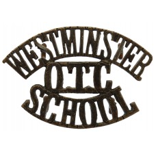 Westminster School O.T.C. (WESTMINSTER/OTC/SCHOOL) Shoulder Title