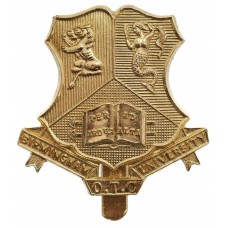 Birmingham University O.T.C. Anodised (Staybrite) Cap Badge