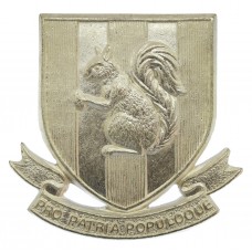 Blundell's School, Tiverton O.T.C. Silvered Cap Badge