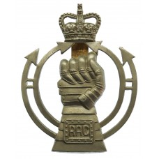 Royal Armoured Corps (R.A.C.) Cap Badge - Queen's Crown