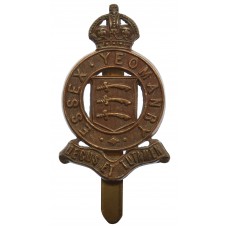 Essex Yeomanry Cap Badge - King's Crown