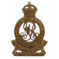 Surrey Yeomanry (Queen Mary's Regiment) Cap Badge - King's Crown