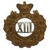 Victorian 13th Hussars Cap Badge