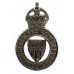 Northumberland Constabulary Cap Badge - King's Crown