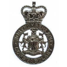 Northumberland Constabulary Cap Badge - Queen's Crown