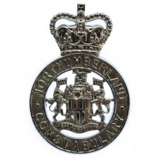 Northumberland Constabulary Cap Badge - Queen's Crown