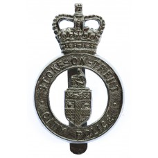 Stoke-on-Trent City Police Cap Badge - Queen's Crown