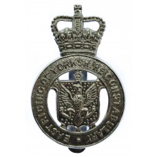 East Riding of Yorkshire Constabulary Cap Badge - Queen's Crown