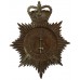 East Sussex Constabulary Night Helmet Plate - Queen's Crown