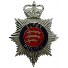 Essex Police Enamelled Helmet Plate - Queen's Crown