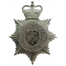 Lincolnshire Police Helmet Plate - Queen's Crown