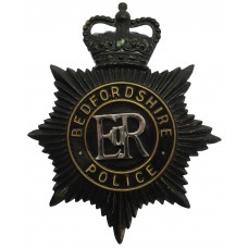 Bedfordshire Police Night Helmet Plate - Queen's Crown