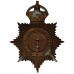 Cambridge Borough Police Night Helmet Plate - King's Crown