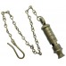 Accrington Borough Police 'The Metropolitan' Patent Police Whistle & Chain