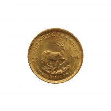 1984 South Africa 1/10oz Gold Krugerrand Bullion Coin