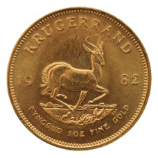 1982 South Africa 1oz Gold Krugerrand Bullion Coin