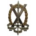 Tayforth University O.T.C. Anodised (Staybrite) Cap Badge