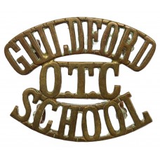 Guildford School O.T.C. (GUILDFORD/O.T.C./SCHOOL) Shoulder Title