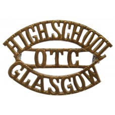 Glasgow High School O.T.C. (HIGH SCHOOL/O.T.C./GLASGOW) Shoulder 