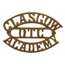 Glasgow Academy O.T.C. (GLASGOW/O.T.C./ACADEMY) Shoulder Title